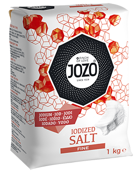 Iodized salt fine 1kg Paper bag