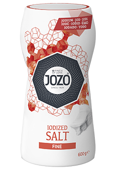 Iodized salt fine 600g Large shaker